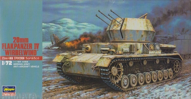 31148  Зенитный танк FlAK PANZER IV  WIRBELWIND Hasegawa