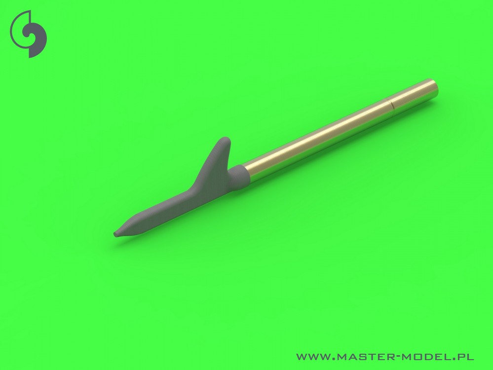 AM-48-155 P-47 Thunderbolt - zestaw detali -uzbrojenie, rurka Pitota, celownik / P-47 Thunderbolt - details set - Browning .50 blast tubes, gunsight and Pitot Tube