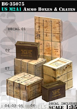 B6-35075 US M2A1 Ammo Boxes & Crates