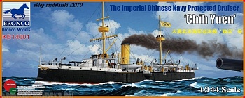 KB14001 Корабль The Imperial Chinese Navy Protected Cruiser Chih Yuen(Bronco Models) 1/144