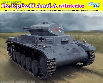 6687Д Танк Pz.Kpfw.II Ausf.A с интерьером