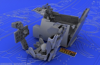 648035 MiG-21MF interior early (Кабина) For eduard  kit  (Eduard Brassin)
