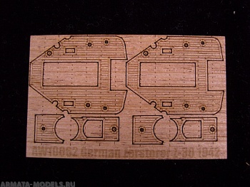 AW10062 Деревянная палуба для German Zerstorer Z-30 1942