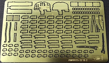 AM4825-2Ф Фототравление Ил-2. Основное Звезда, 1/48