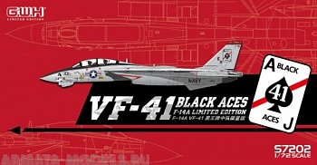 S7202 US Navy F-14A VF-41 Black Aces