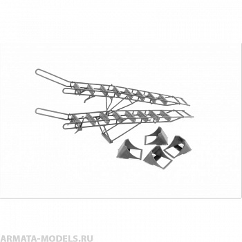 LP48031 Стремянка, стремянка для обслуживания и колодки для самолетов Су-27 ранняя версия