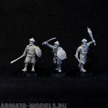 BV-arab-01 Игровая миниатюра Arabic Corsairs (3pcs) Арабские разбойники ( 3 шт)