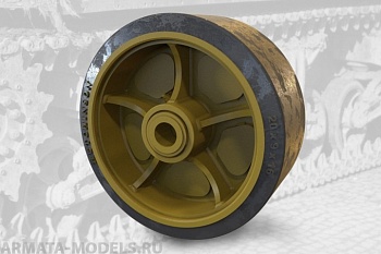 35024FURY US tank M4 Sherman VVSS Open Spoke roadwheels (D38501) w/blanked holes set