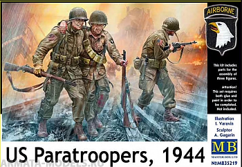 MB35219 Фигуры, Американские парашютисты, 1944